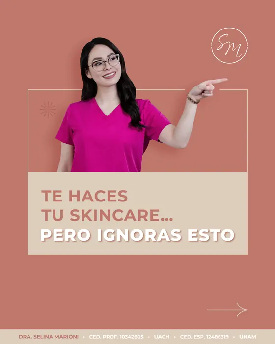 Ejemplo de carrusel de dermatología sobre cuidado de la piel
